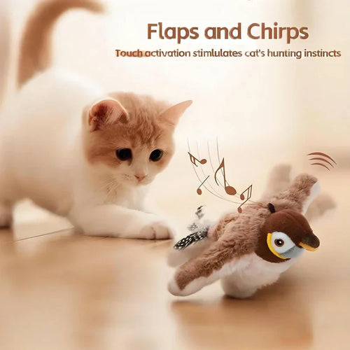Dancing Sparrow – Interactive Toy for Happy Cats 🐱🐦