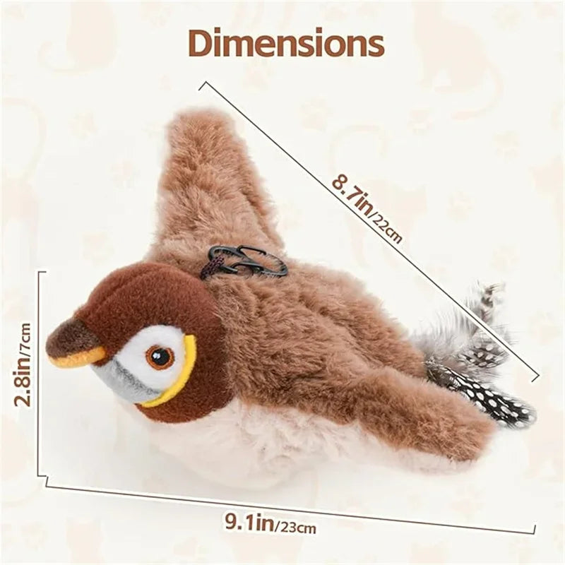 Dancing Sparrow – Interactive Toy for Happy Cats 🐱🐦